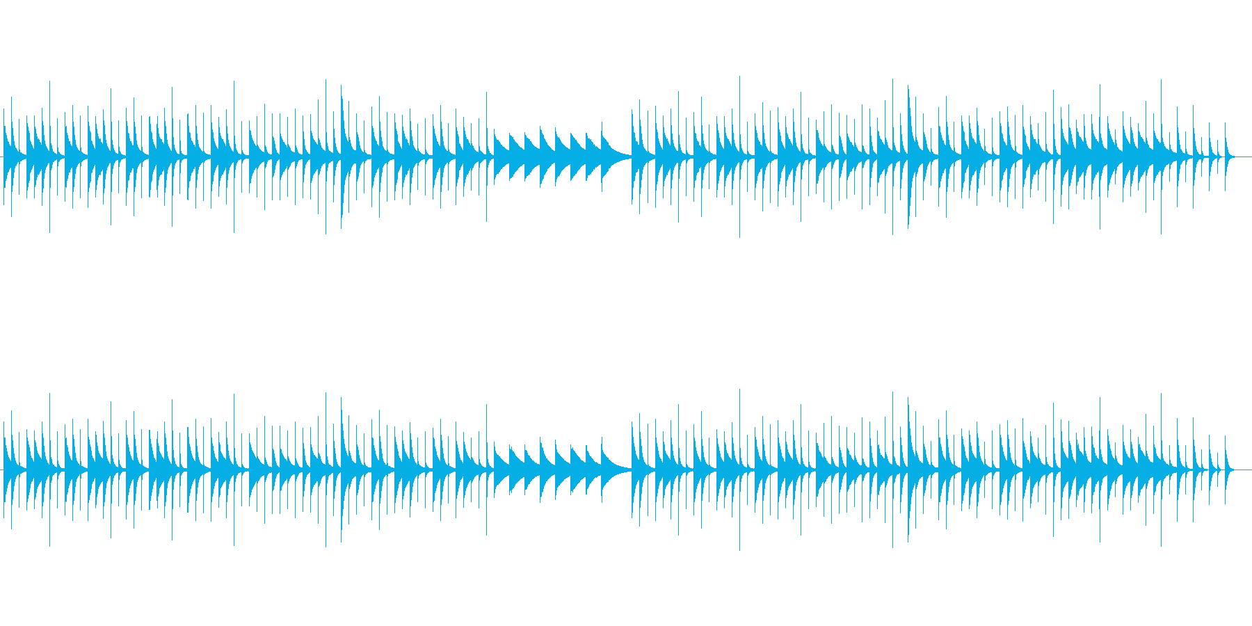 素朴な音色が切ないオルゴールの再生済みの波形
