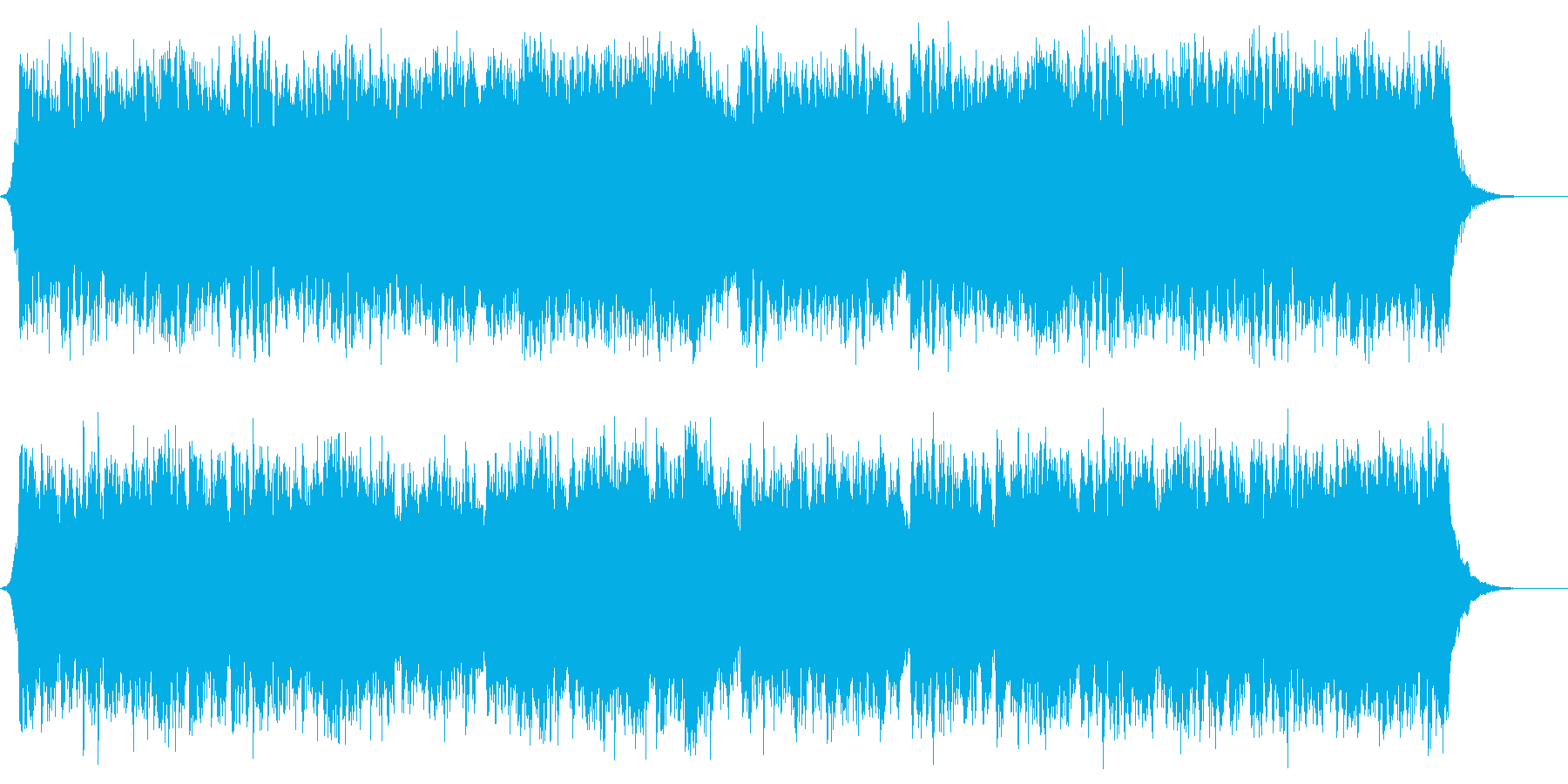 勝利を叫ぶハリウッド系オーケストラの再生済みの波形