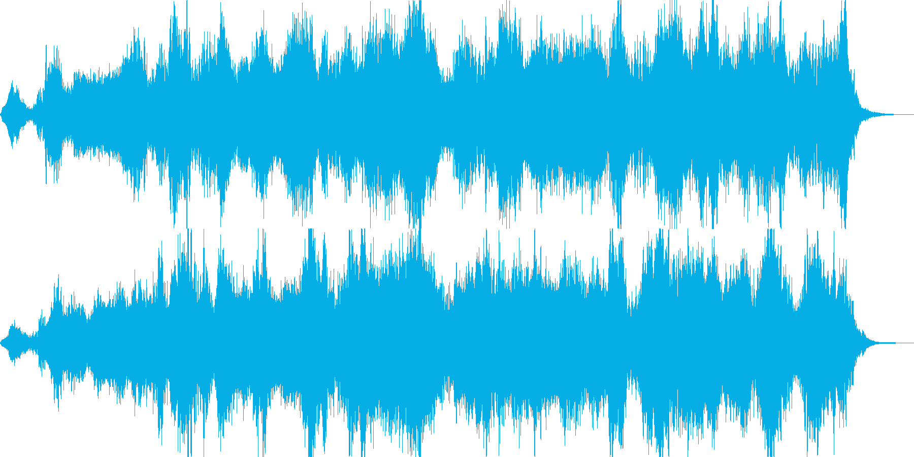 眠くなるアルファ波がでる癒しの音楽の再生済みの波形