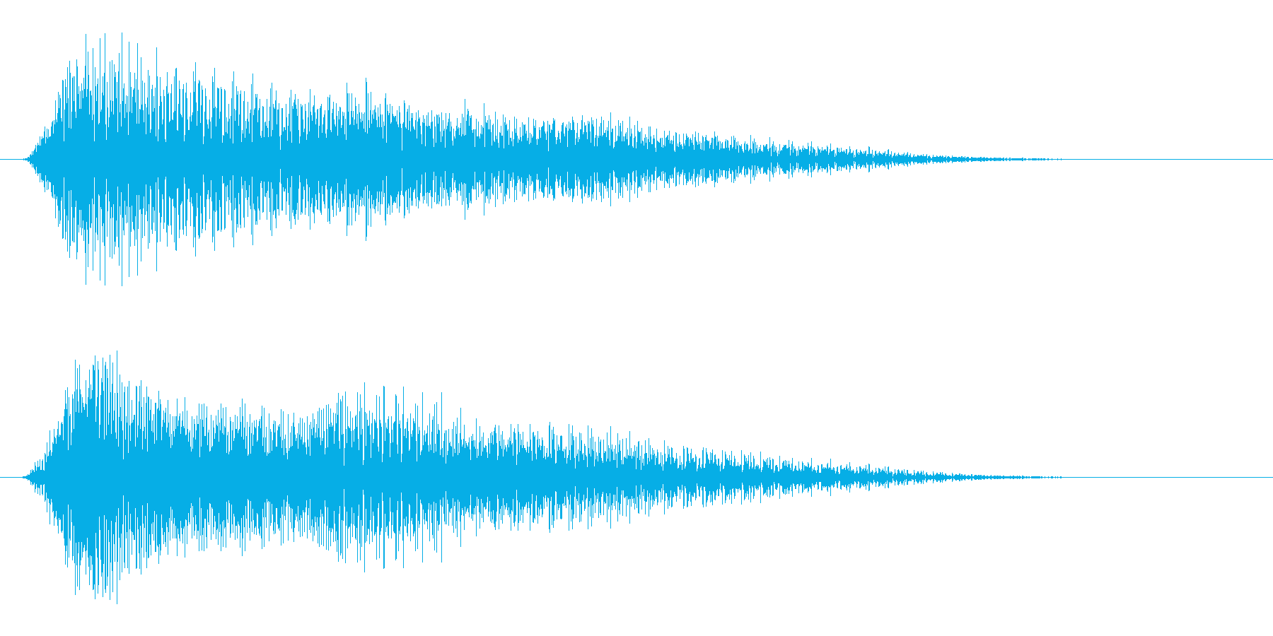 カンッ (緊張感のあるエラー音)の再生済みの波形