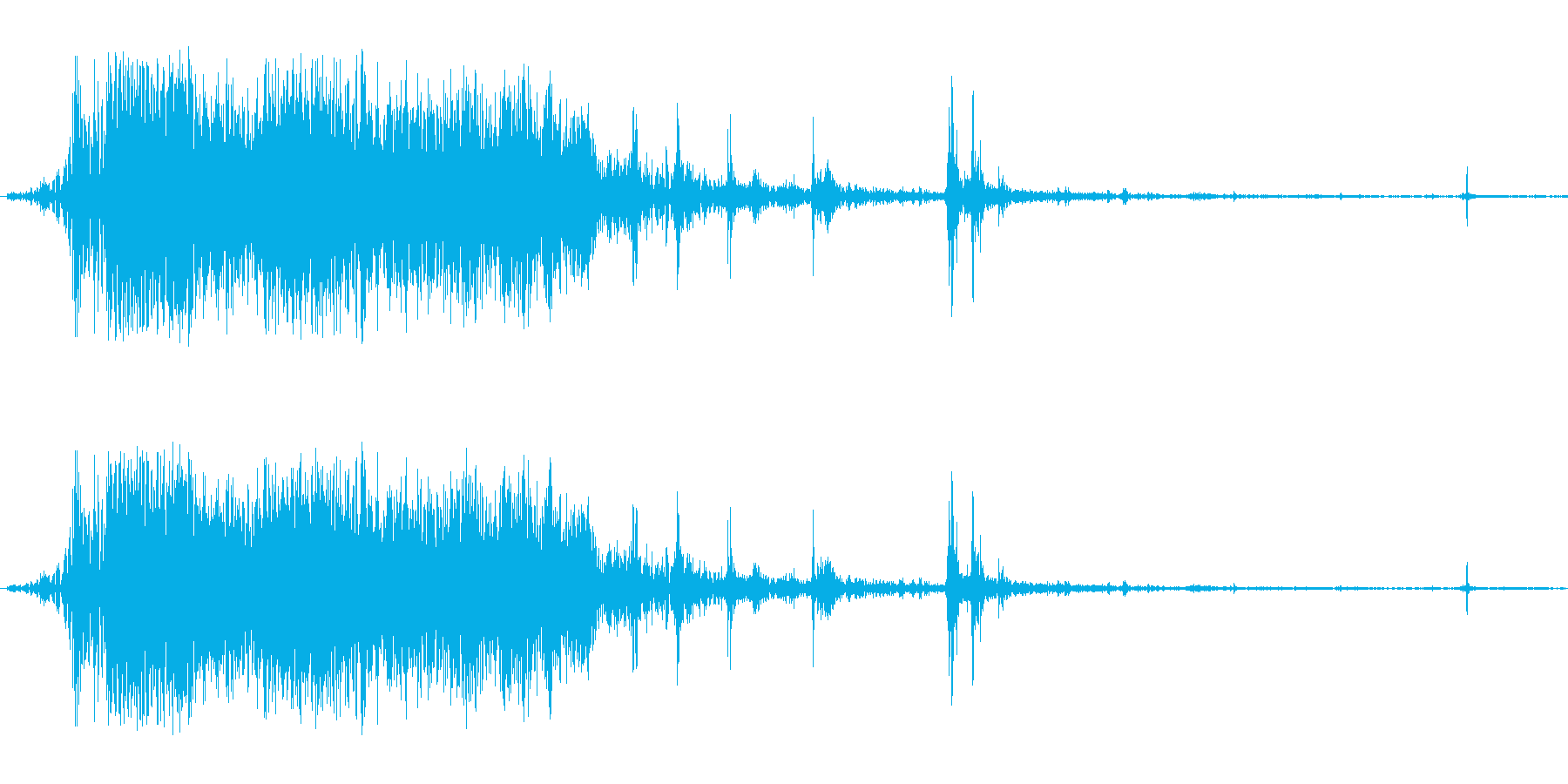 ぐちゃり。粘着質のものを切り裂く音。の再生済みの波形