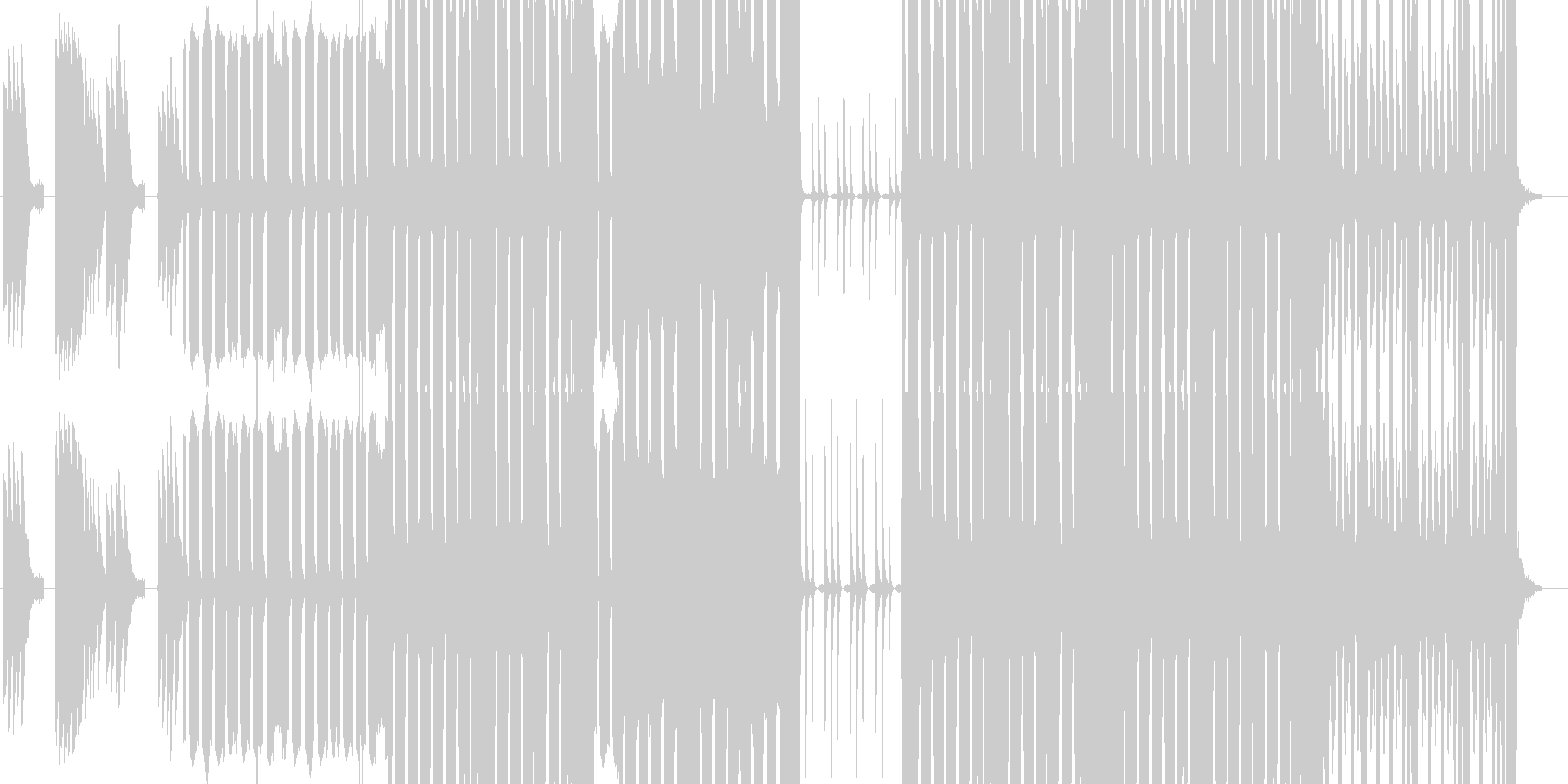 ゲームにて雷系のボスをイメージして作り…の未再生の波形