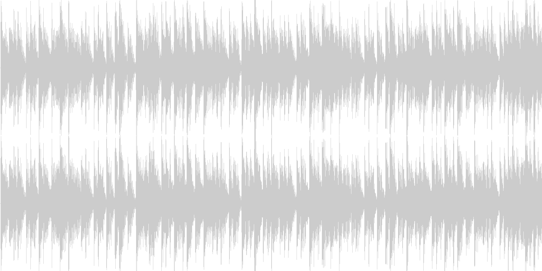 リズミックなイメージをした楽曲です。の未再生の波形