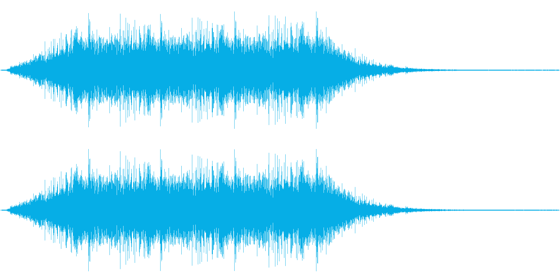 機械系の短い効果音です。の再生済みの波形