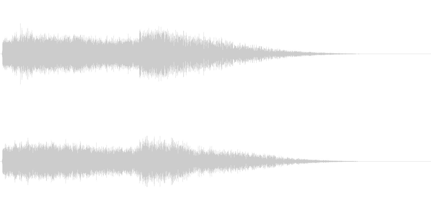 和風_琴系_予告音_03の未再生の波形