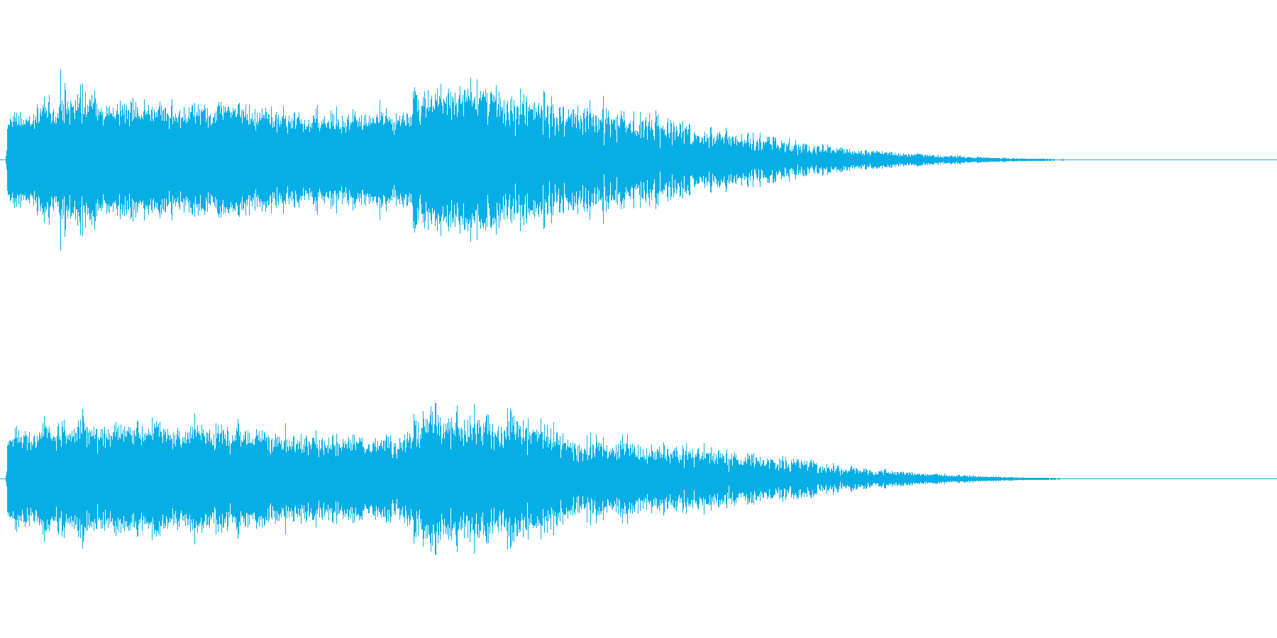 和風_琴系_予告音_03の再生済みの波形