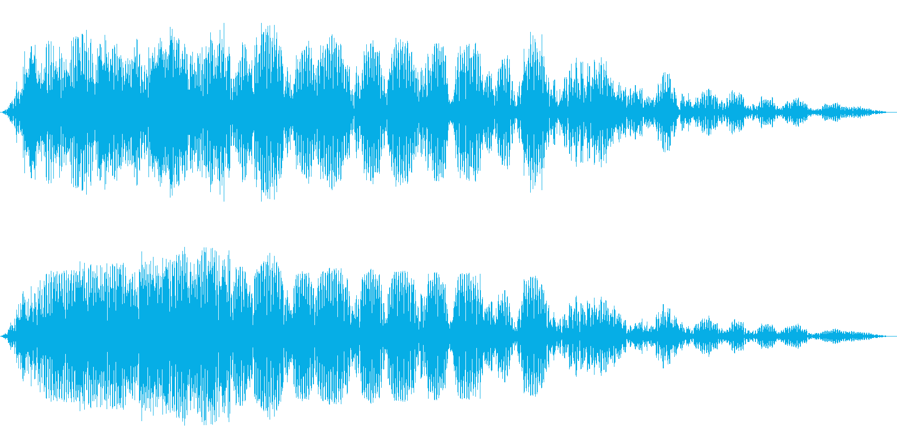 ふわふわ(低音の不気味な効果音)の再生済みの波形