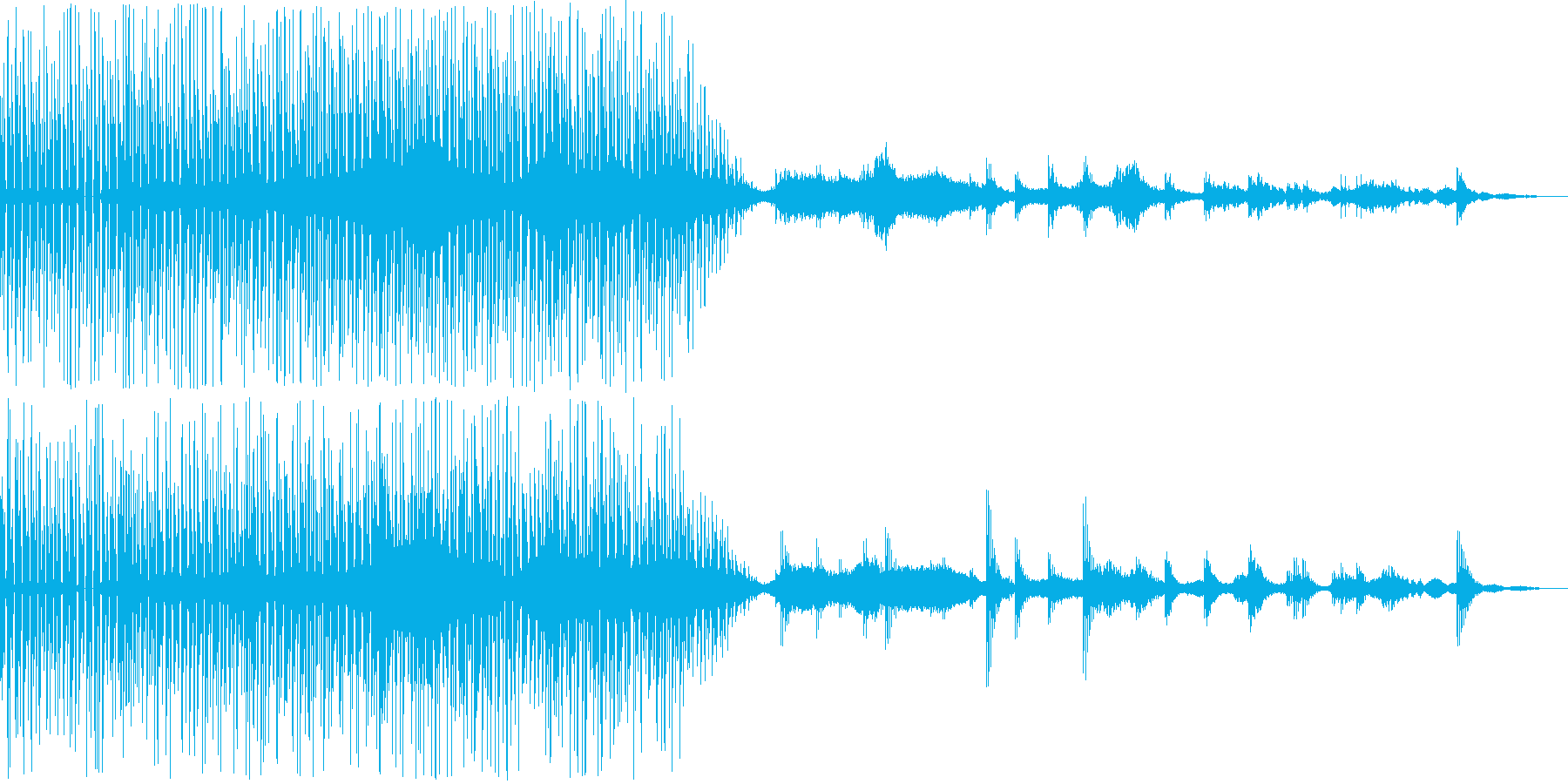 幾何学的な音使い、そして360度に音を…の再生済みの波形