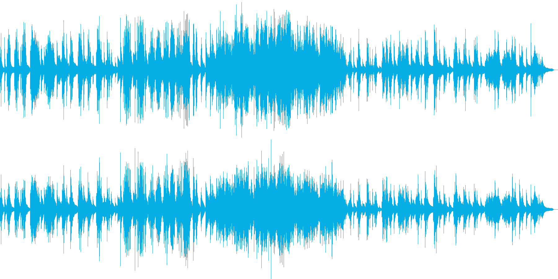 月の光 ドビュッシーのピアノ曲の再生済みの波形