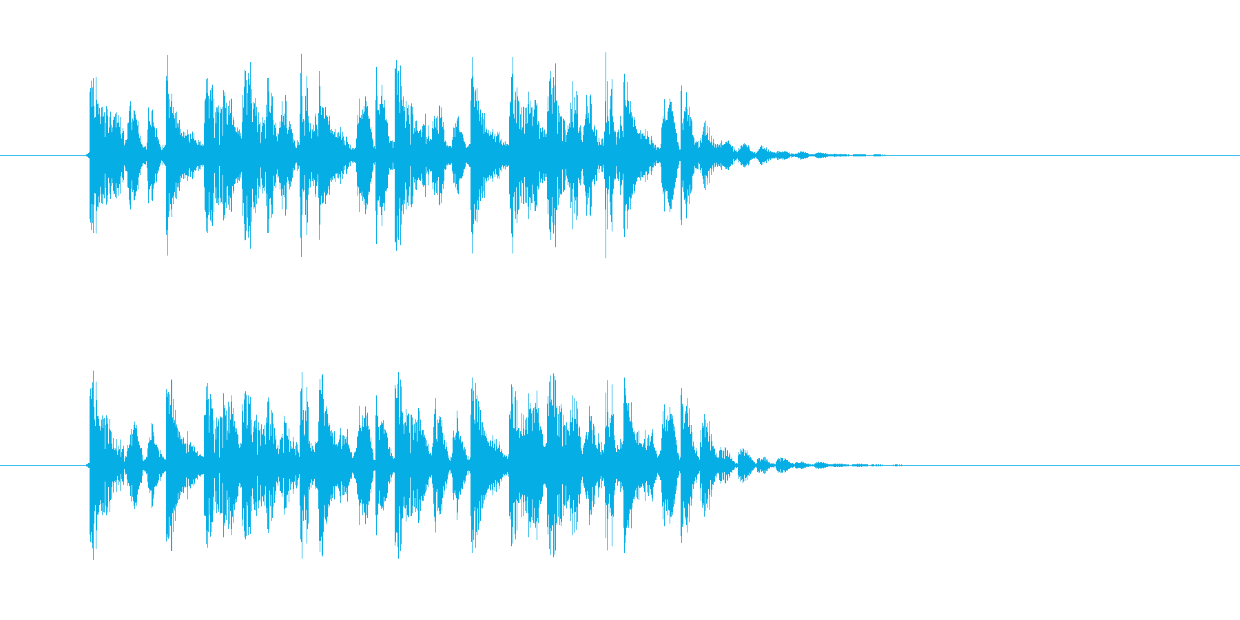 疾走感のある幻想的な音楽の再生済みの波形