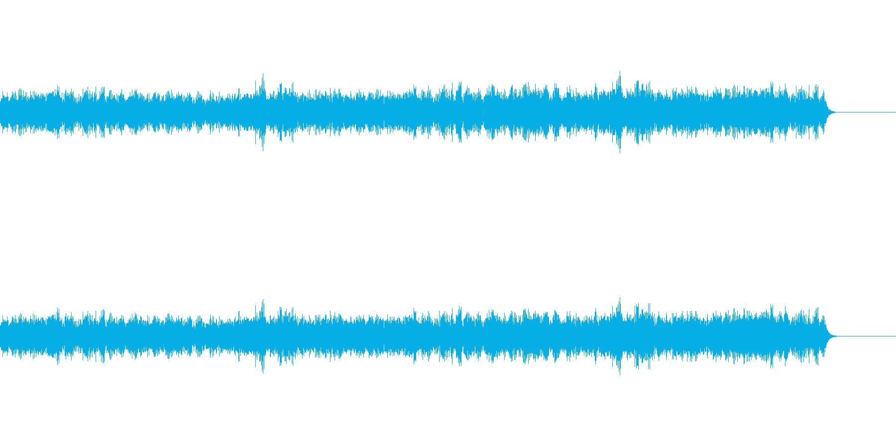 虫の羽音の再生済みの波形