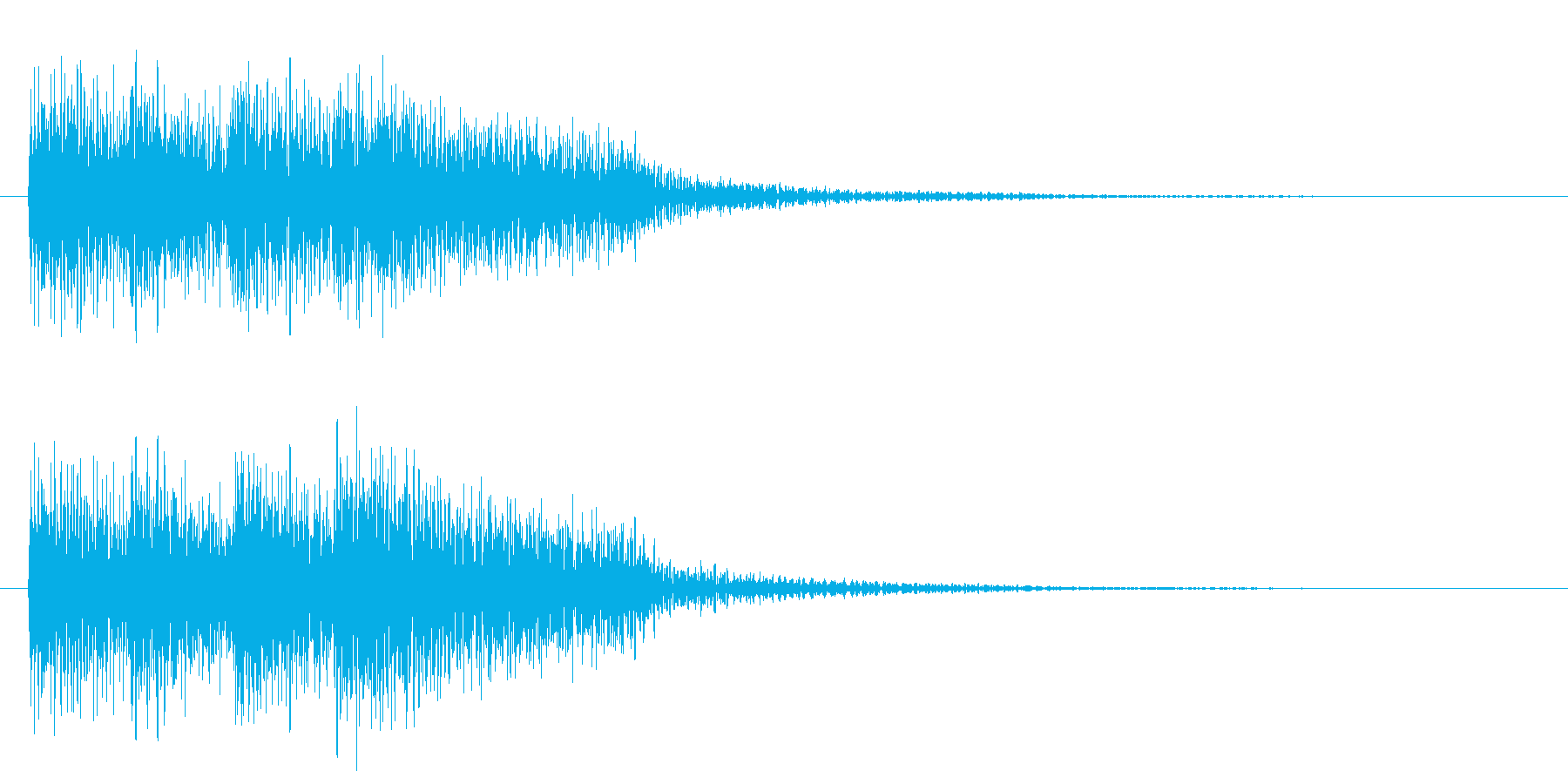 ピアノのはずれ 不正解の音 残念 ミスの再生済みの波形