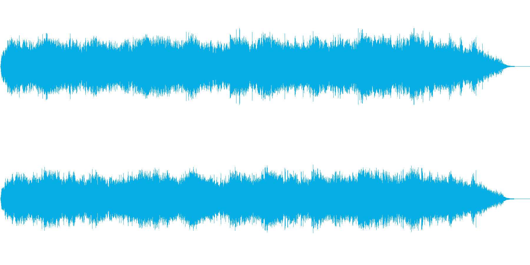 プラネタリウムや水族館で流れる神秘音楽の再生済みの波形
