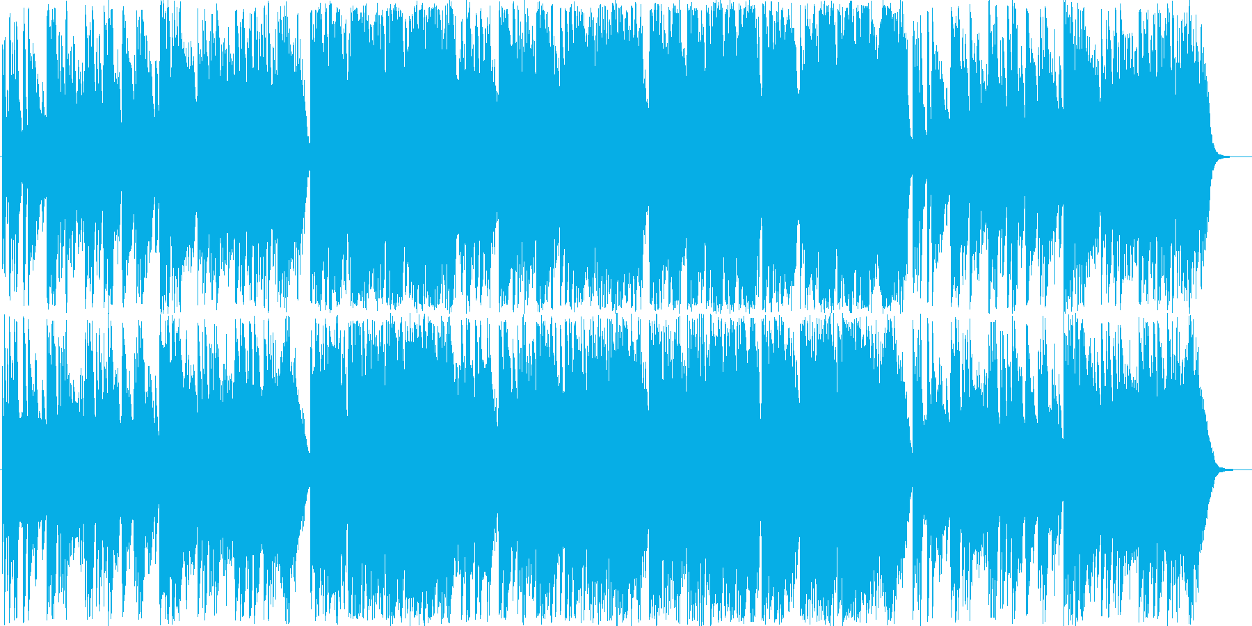 冬をイメージした曲ですの再生済みの波形
