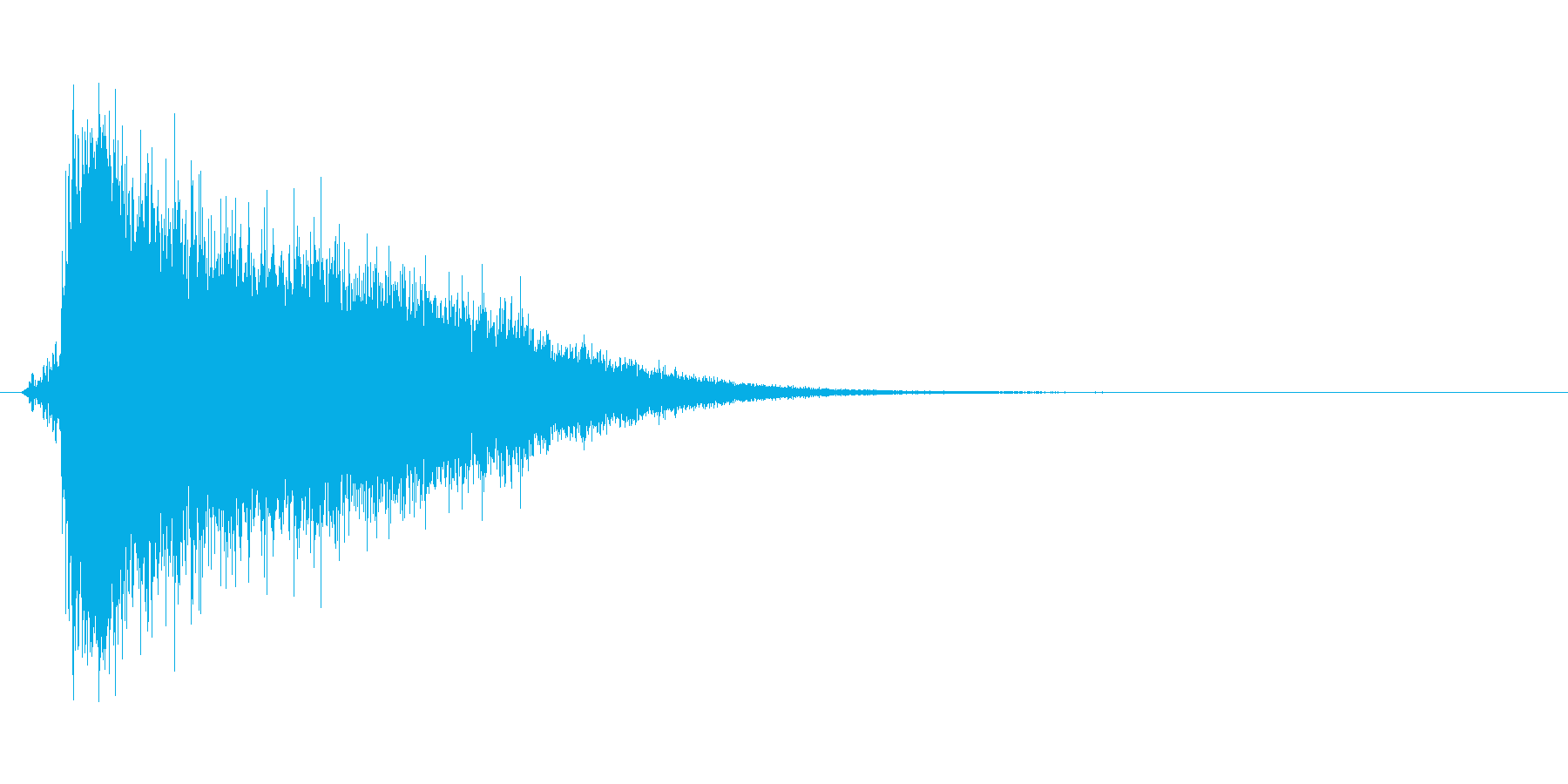 氷が砕ける音・氷系の魔法SE(中レベル)の再生済みの波形