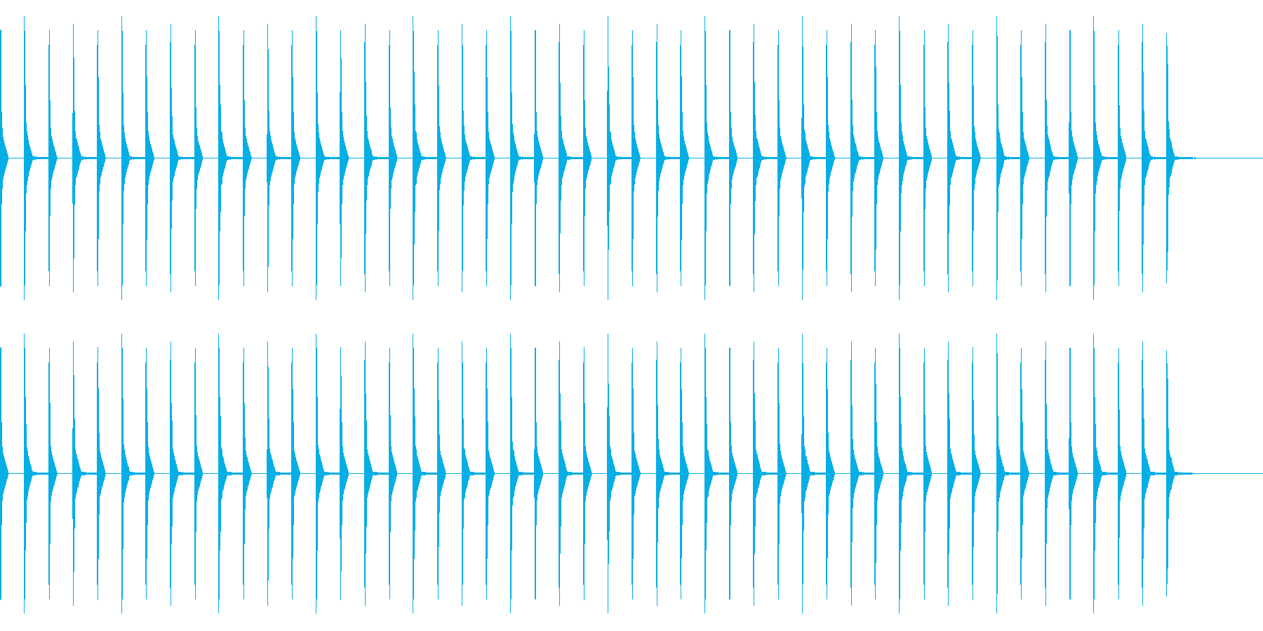 考え中(ピコピコ音 20秒)の再生済みの波形