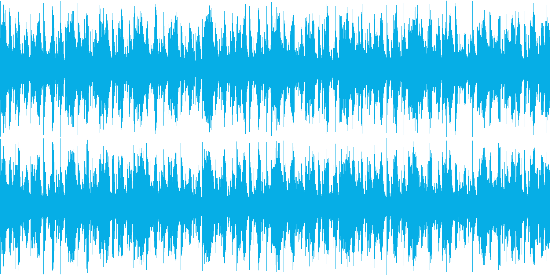 ハウスのリズムを強調した楽曲です。の再生済みの波形