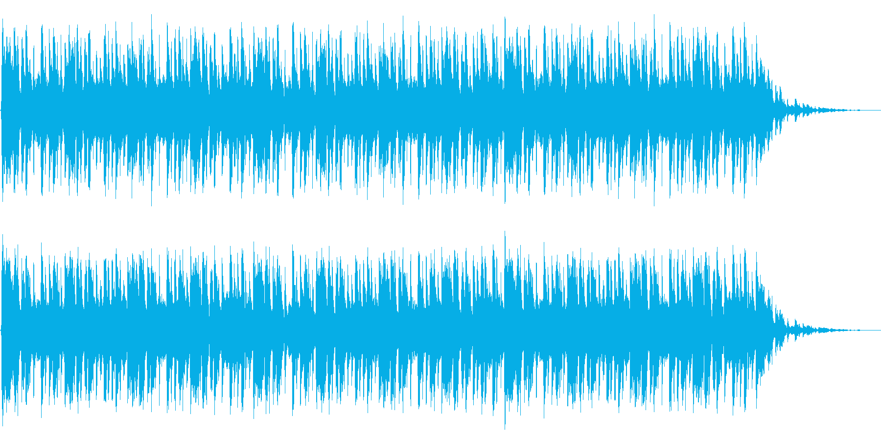 ショートBGM:ファンク-Aの再生済みの波形