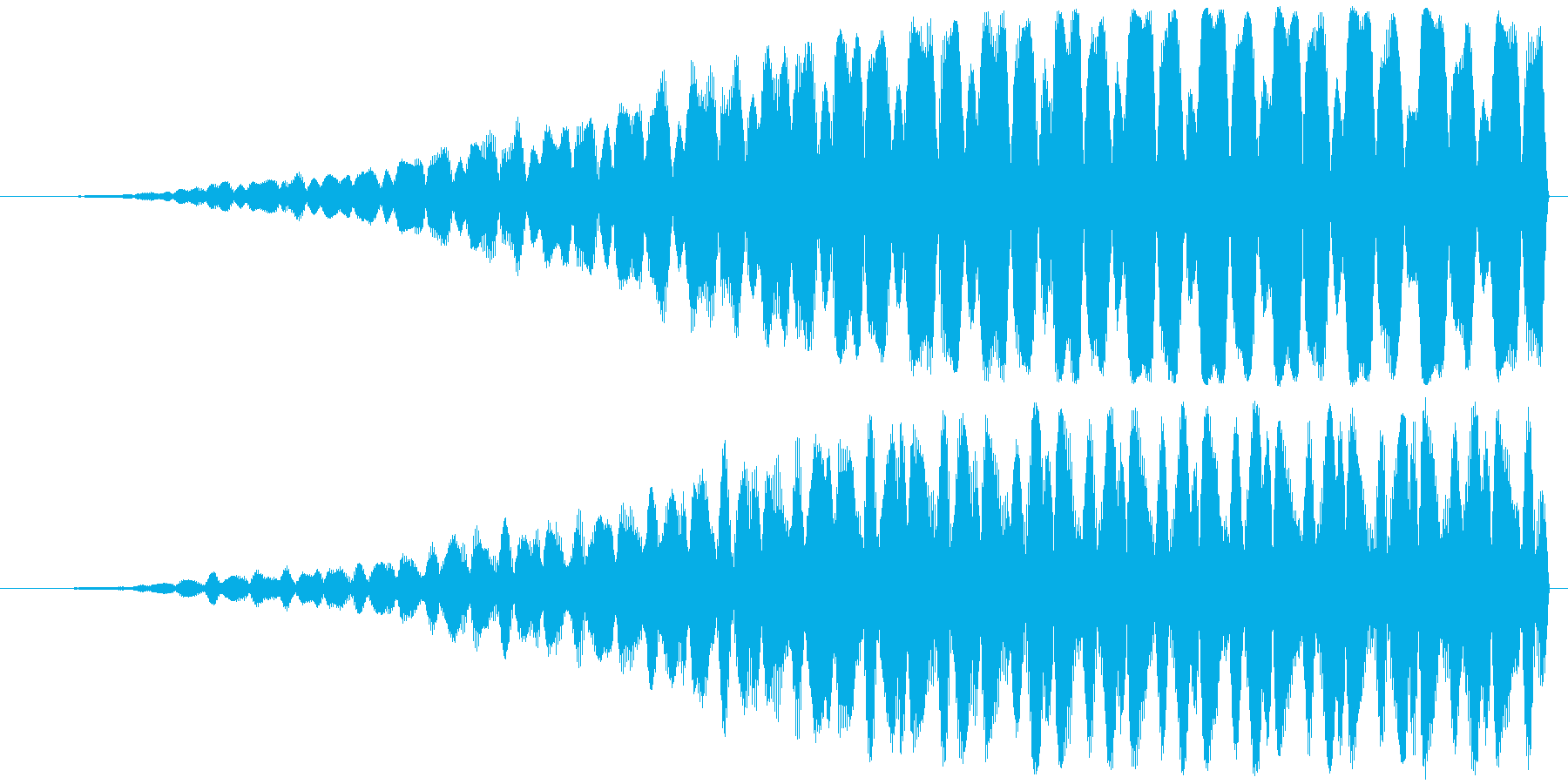 不協和音ハウリング【ホラー】ヒィィィィィの再生済みの波形