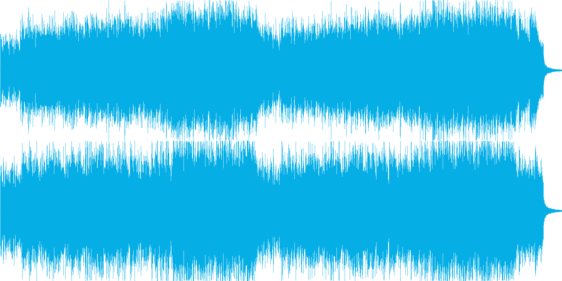 ジプシーの民族音楽風輪舞用オリジナル曲の再生済みの波形