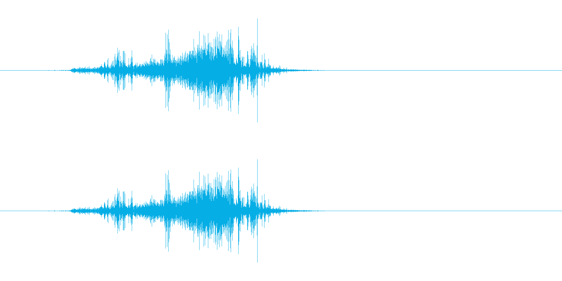 効果音、ページをめくる、ぺらっ、スワイ…の再生済みの波形