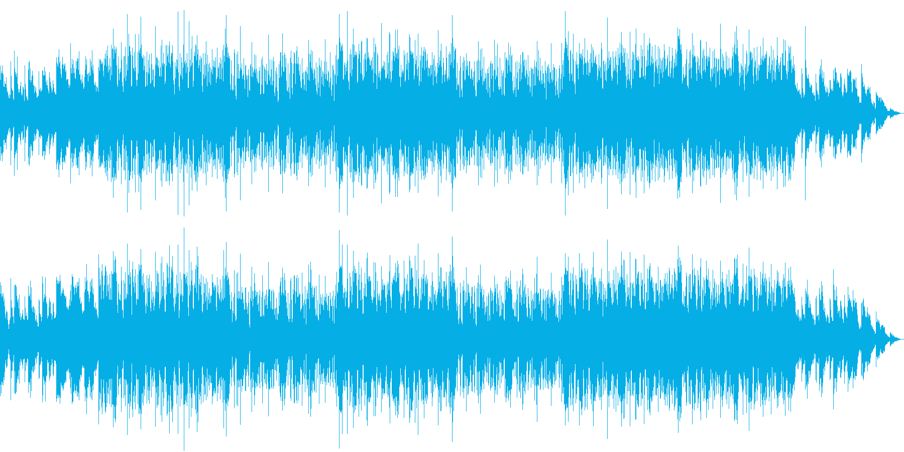 Lo-fiなサウンドでR&Bテイストの曲の再生済みの波形