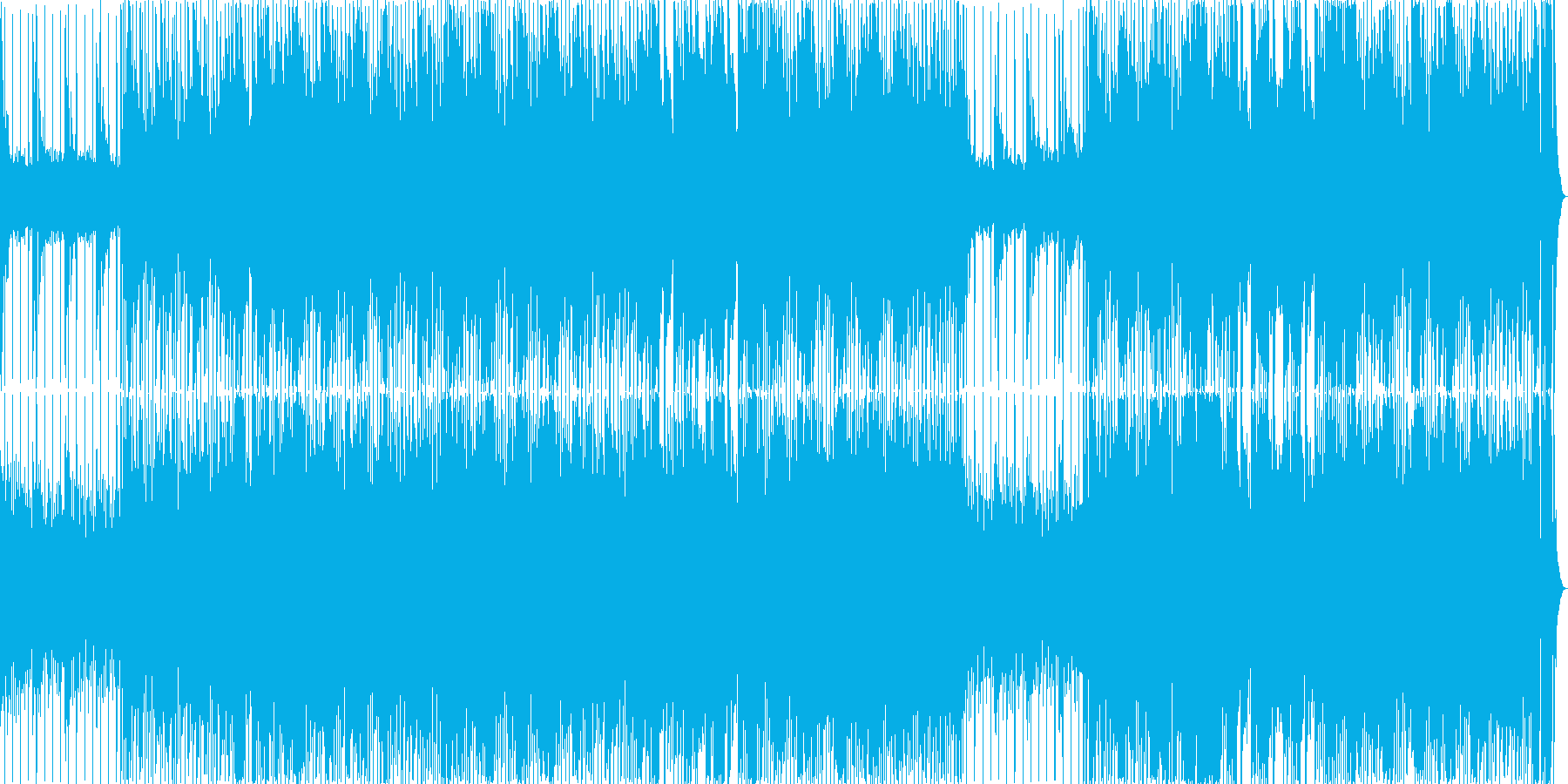 明るいT-SQUAREっぽいフュージョンの再生済みの波形