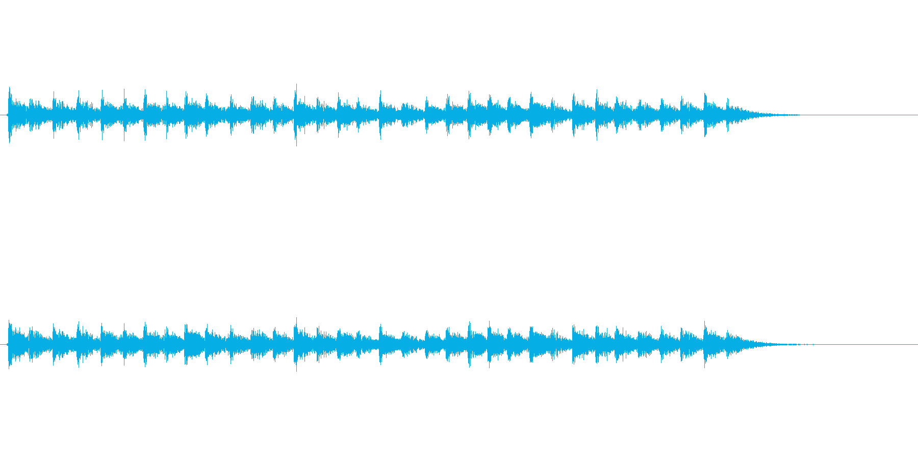 【足音03-5】の再生済みの波形
