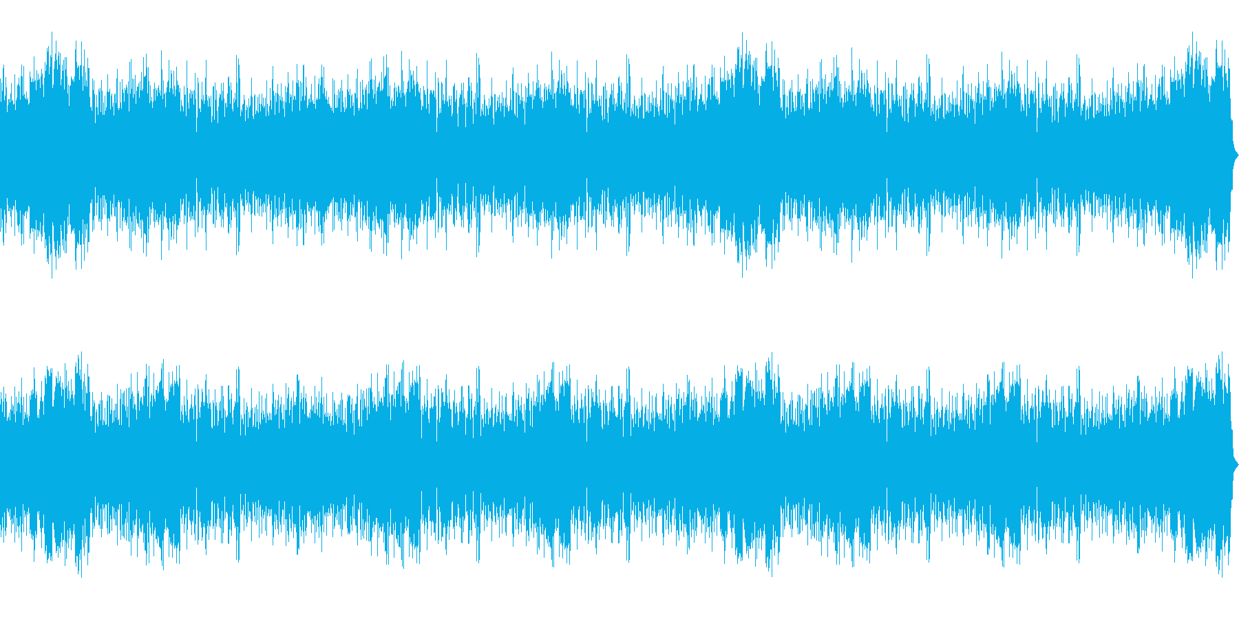 ダーク、ホラーな背景 ドラム入りBGMの再生済みの波形