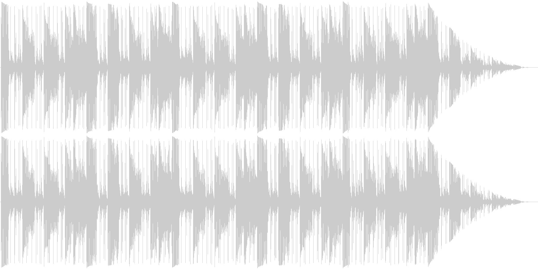 明るいループ曲。の未再生の波形
