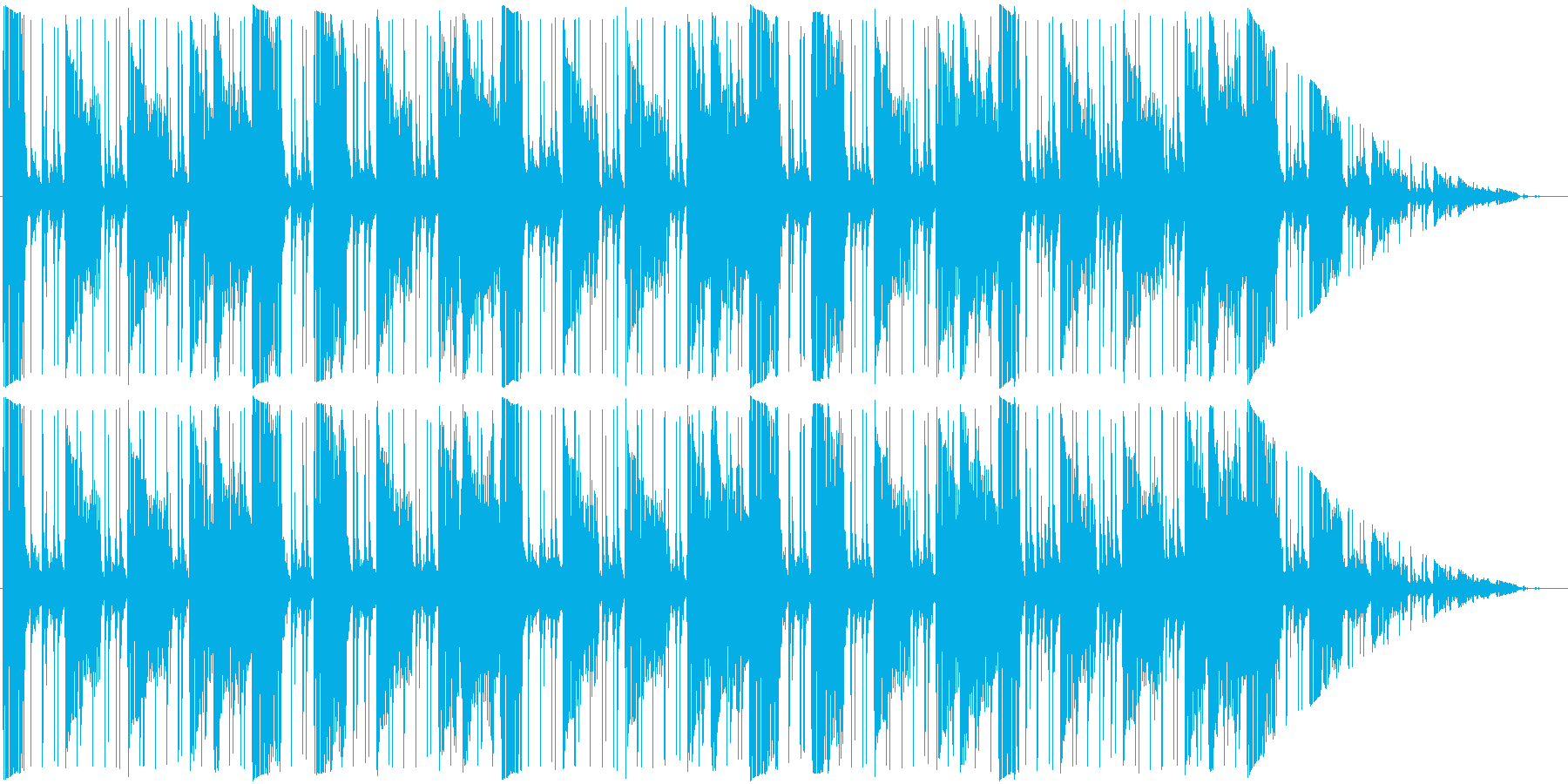 明るいループ曲。の再生済みの波形