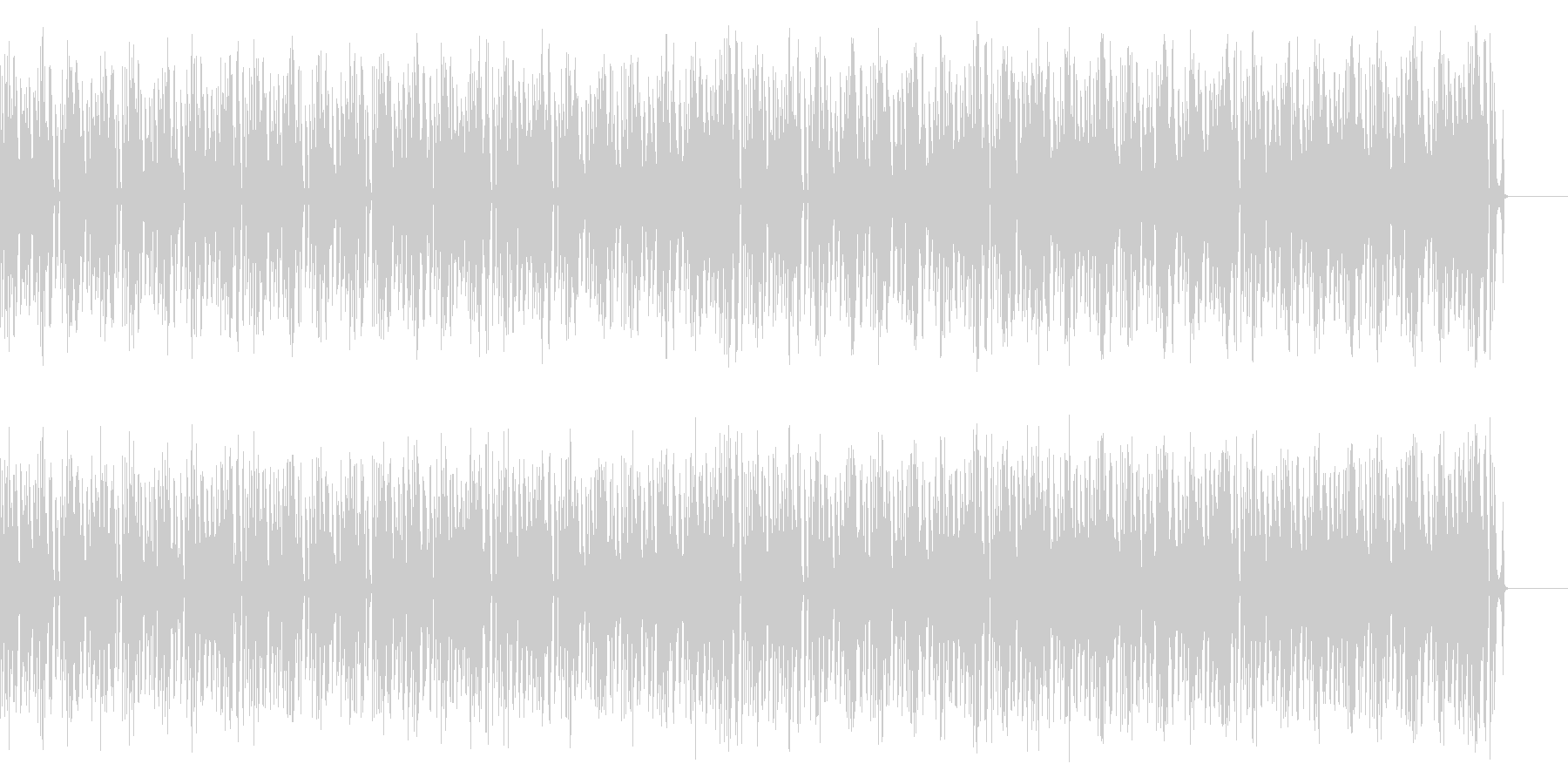 EDM クールな曲ですの未再生の波形
