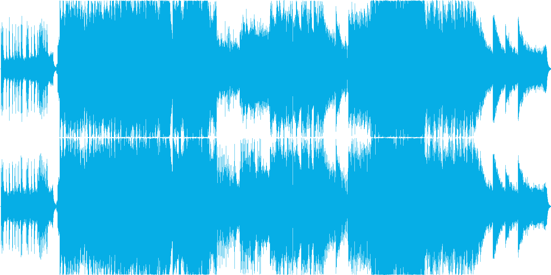 日本の風景 落ち着いた和風インスト曲の再生済みの波形