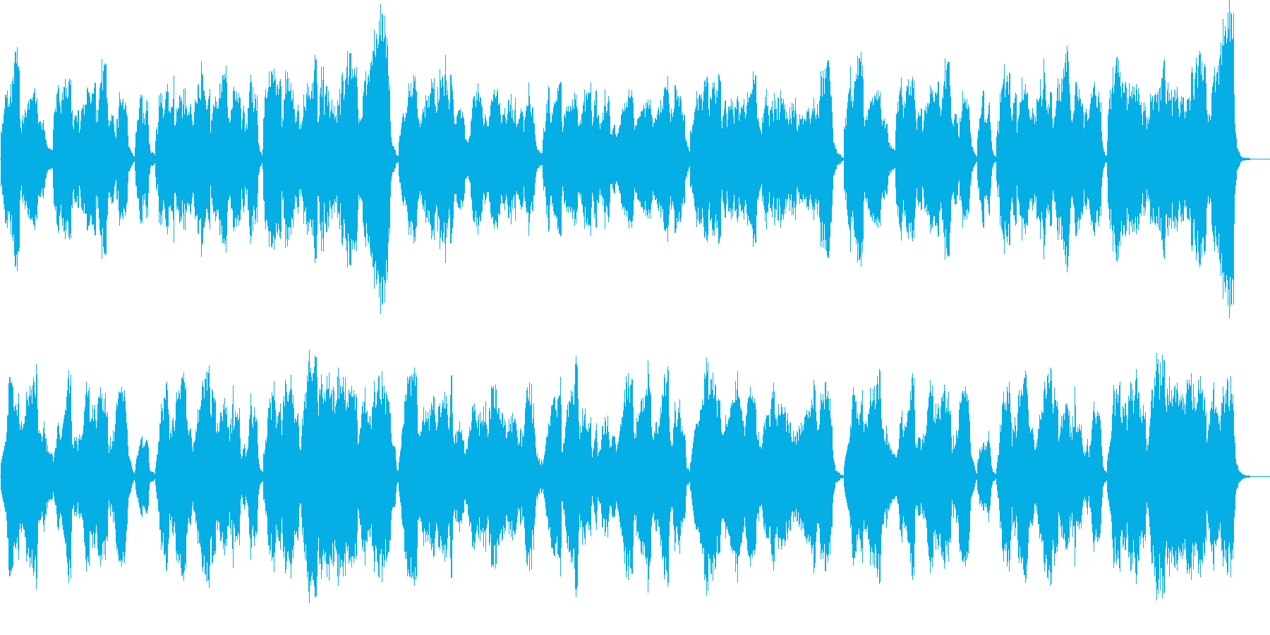 バロック風ストリングクアルテット静かな曲の再生済みの波形