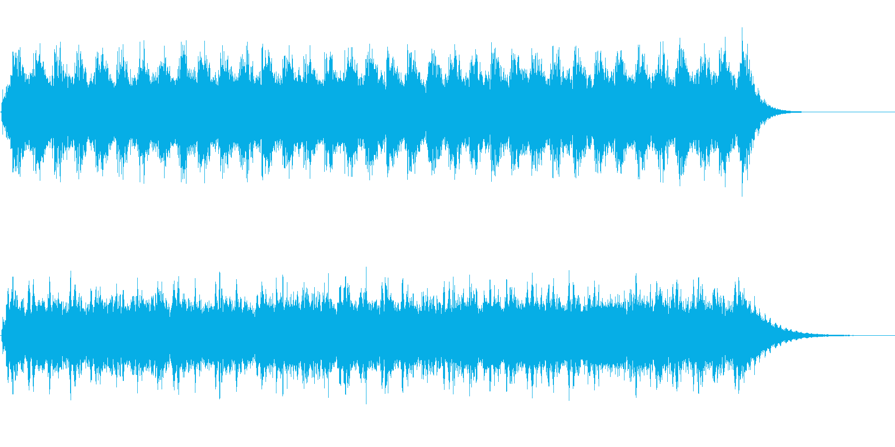 アンビエントなパッド系BGM(シンプル)の再生済みの波形