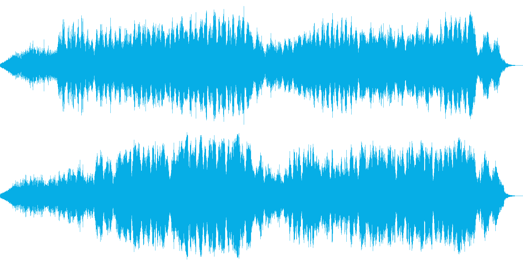 星空を悲しく見つめるときの音楽の再生済みの波形
