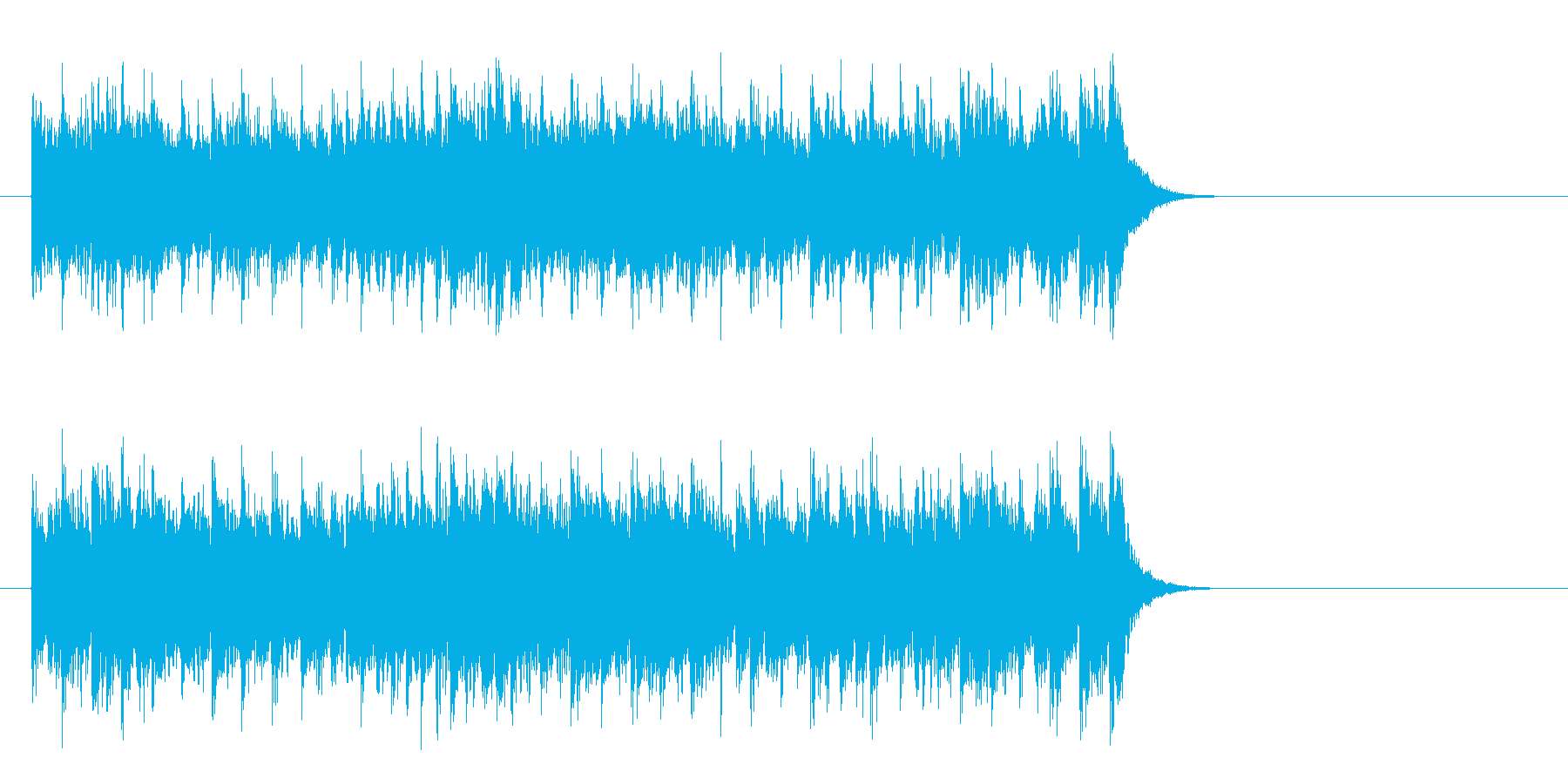 爽やかな歌謡曲風ポップス(サビ)の再生済みの波形