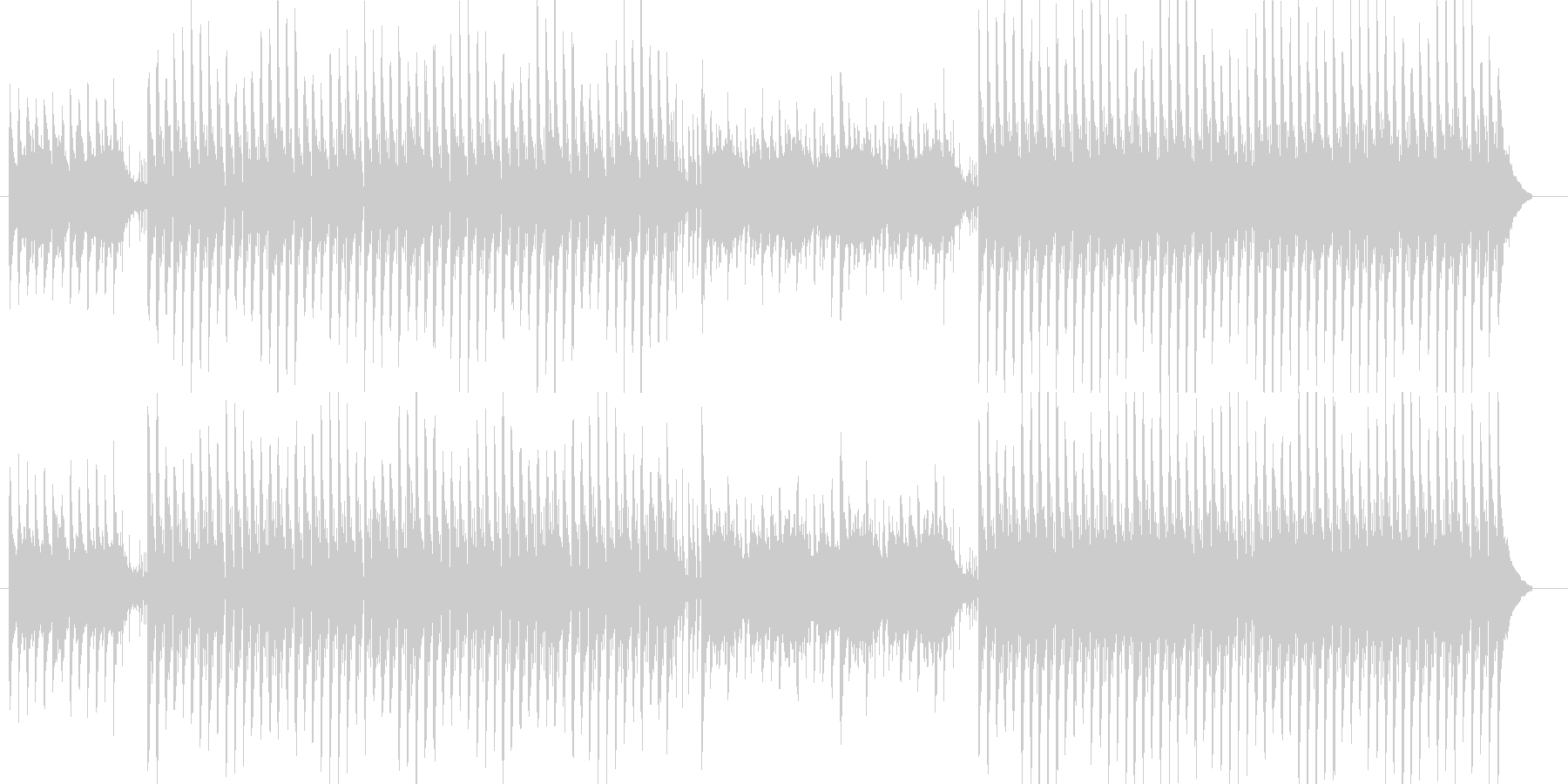 mp3 / 44.1kHz / 320…の未再生の波形