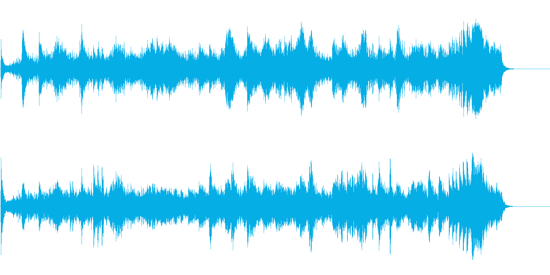 生命の芽生えを感じさせる神秘的な環境音楽の再生済みの波形