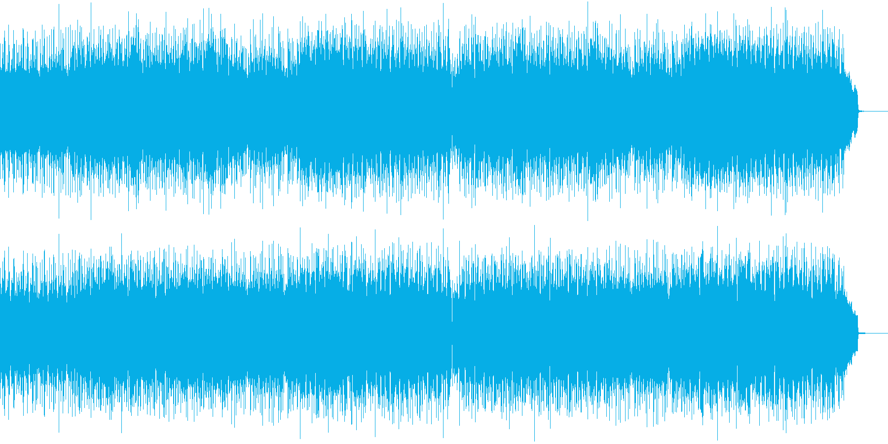 賑やかな街並を表現した楽曲ですの再生済みの波形