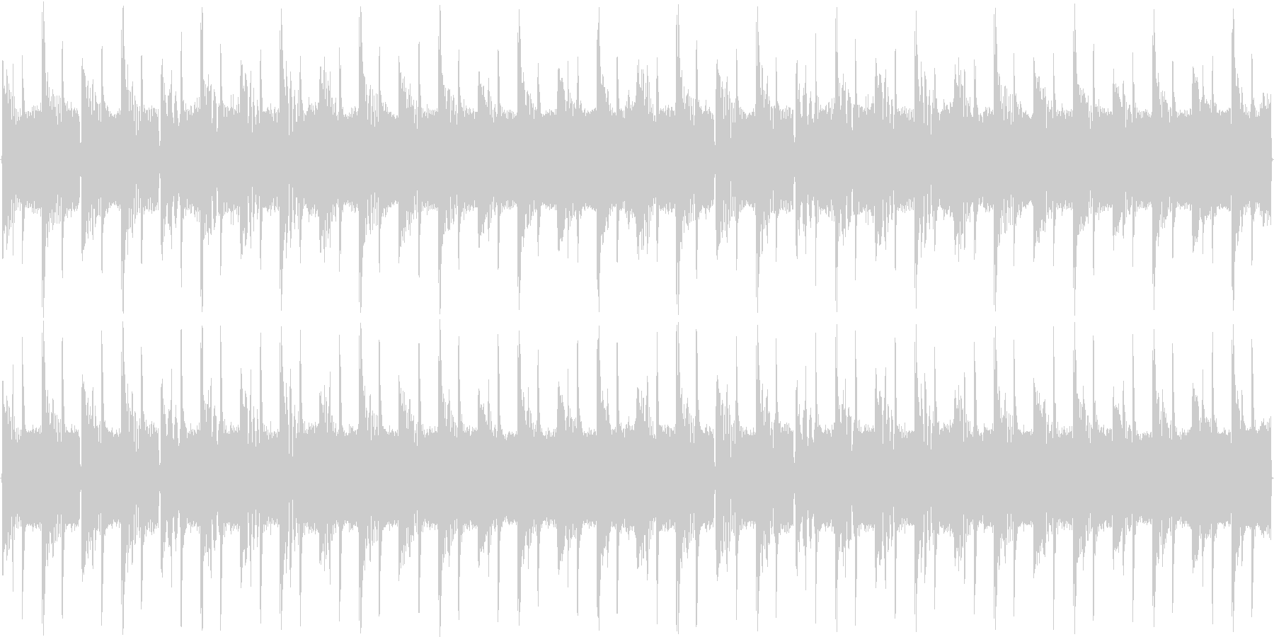 ベーシックな短調EDMの未再生の波形