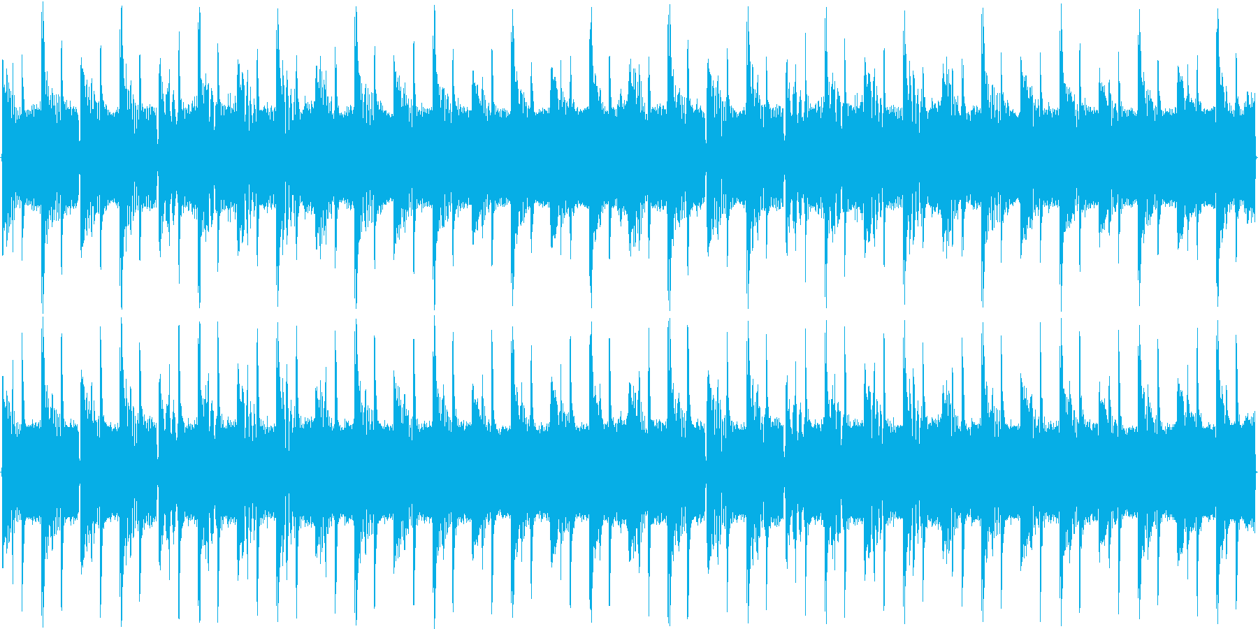 ベーシックな短調EDMの再生済みの波形
