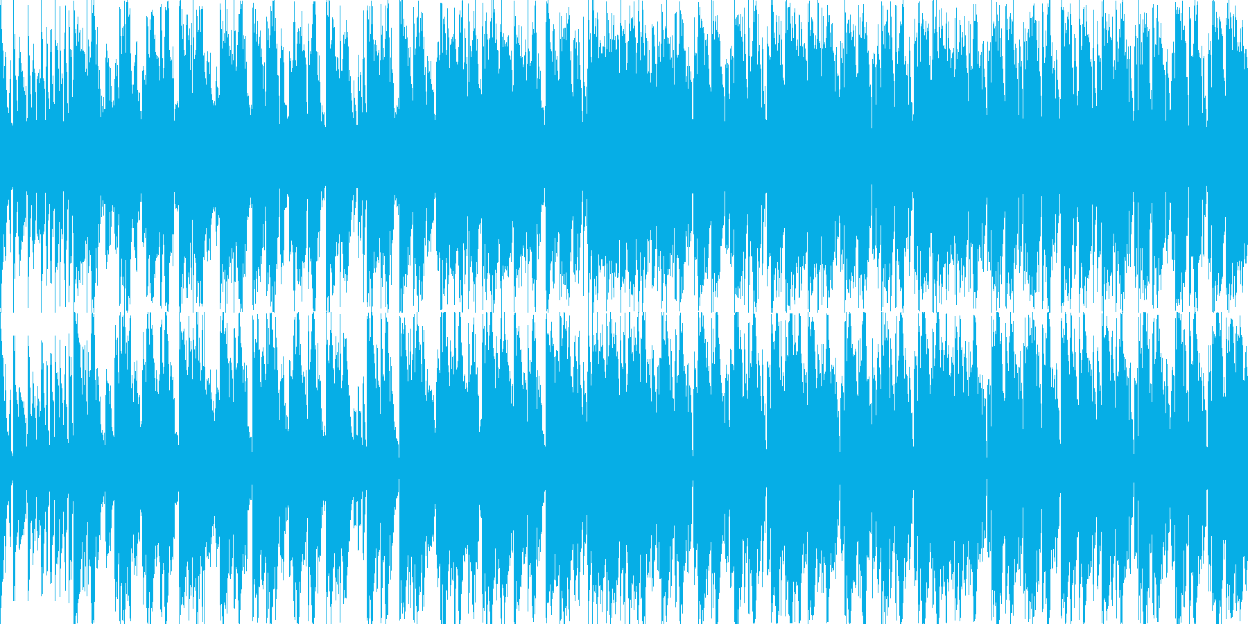 【BPM125】明るい雰囲気のエレクトロの再生済みの波形