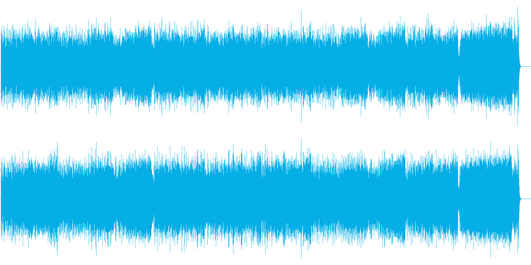 心が弾むテーマパーク・タイプのポップの再生済みの波形