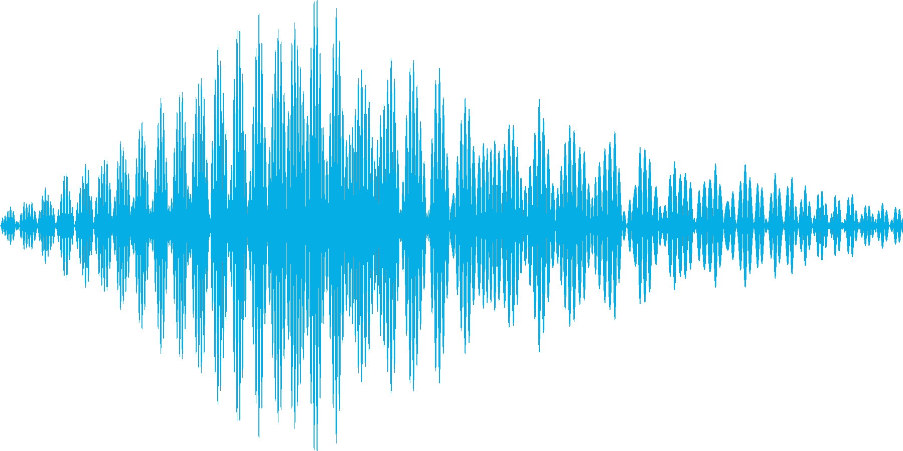 アプリのタッチ音にの再生済みの波形