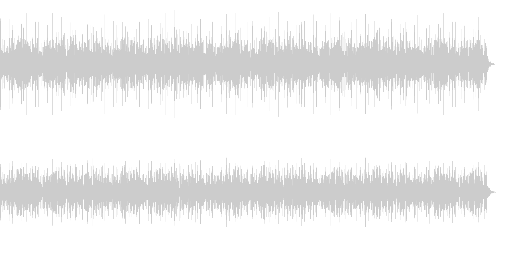 ドキュメンタリー系映像用BGM(WAV)の未再生の波形