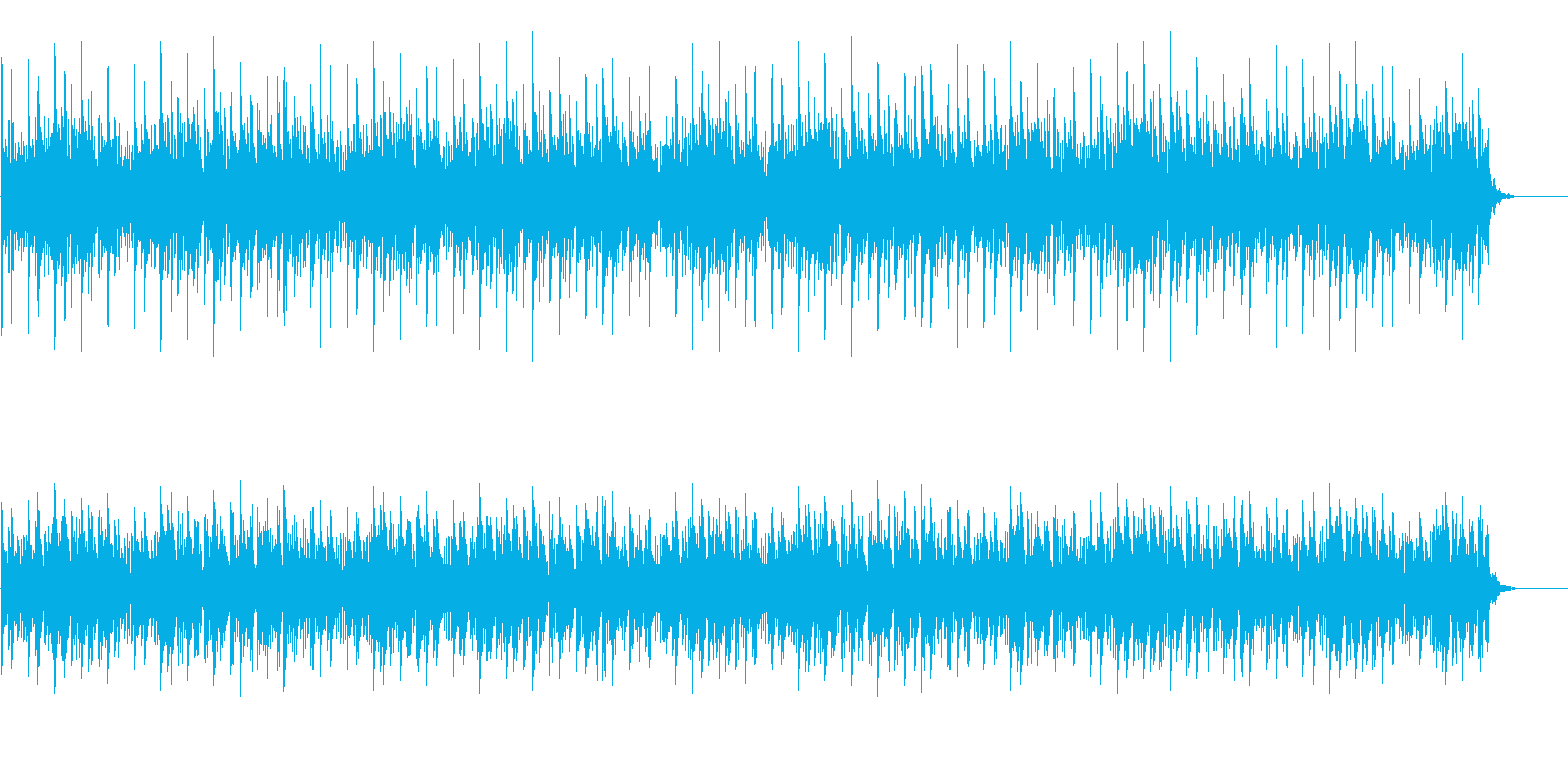 ドキュメンタリー系映像用BGM(WAV)の再生済みの波形