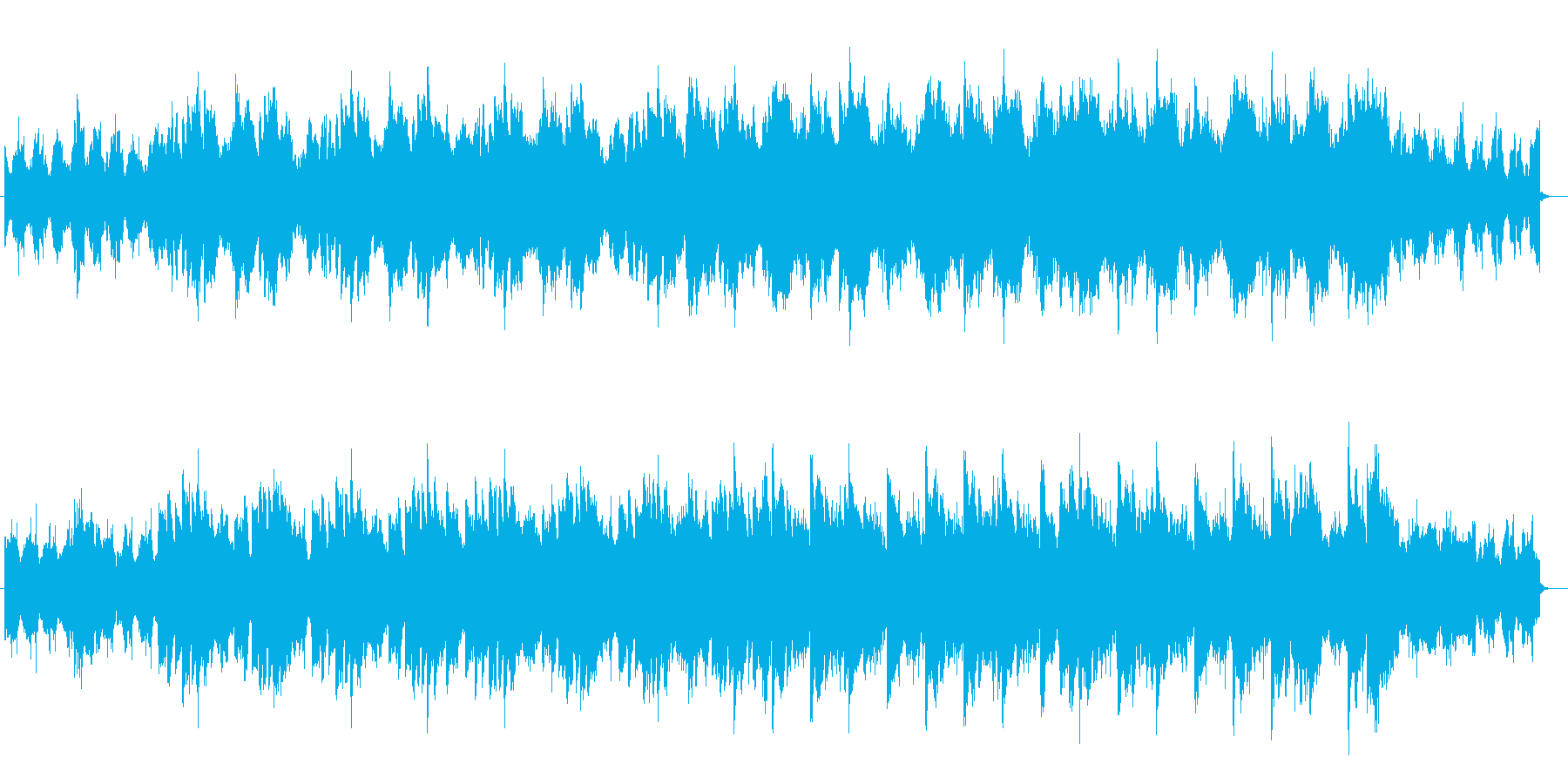 ピアノとシンセが主体の爽やかなCM音楽の再生済みの波形