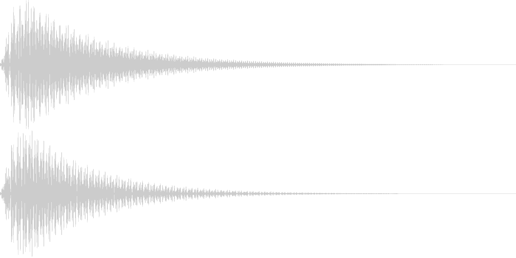 ボタン・操作音9の未再生の波形