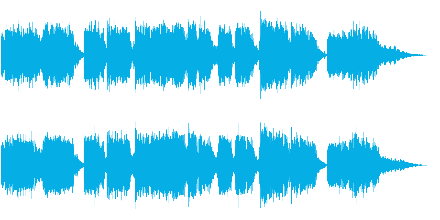 美しく幻想的な民族音楽の再生済みの波形